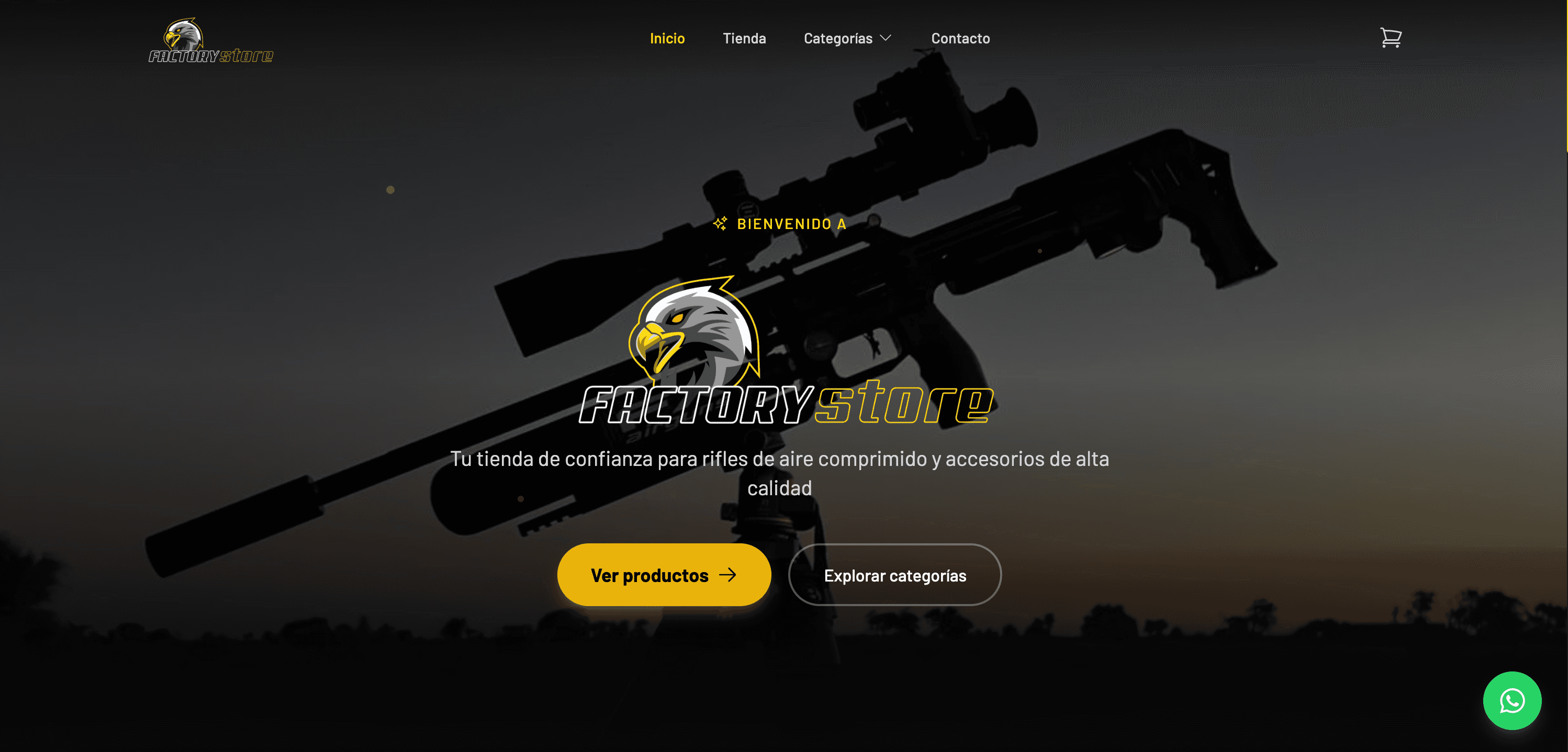 Captura del proyecto Factory Airguns
